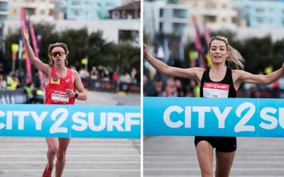 Ed Goddard & Niamh Allen Claim 2023 City2Surf Titles