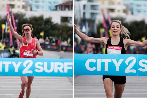 Ed Goddard & Niamh Allen Claim 2023 City2Surf Titles