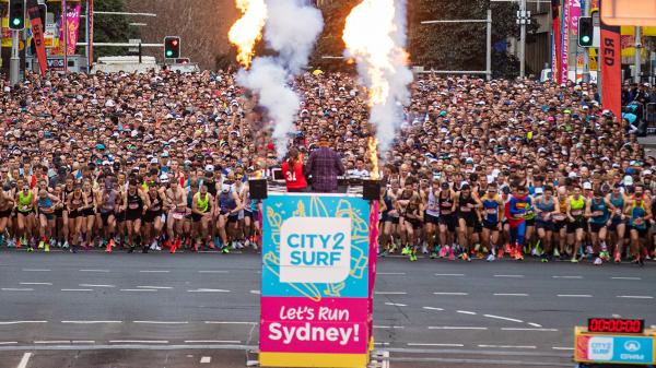 City2Surf start crowd content