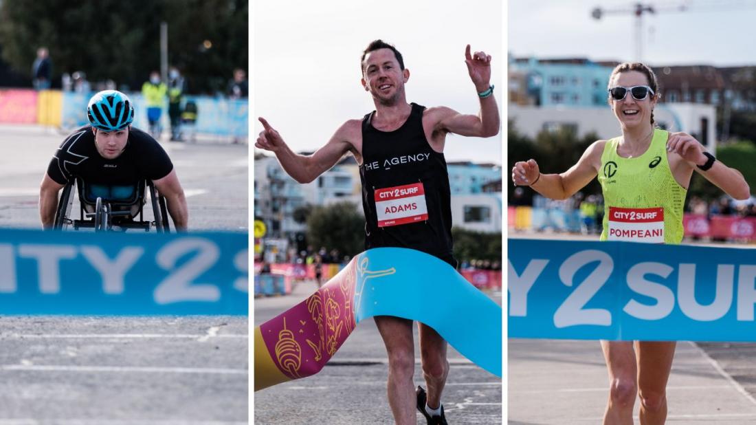 Liam Adams and Leanne Pompeani Claim City2Surf Titles